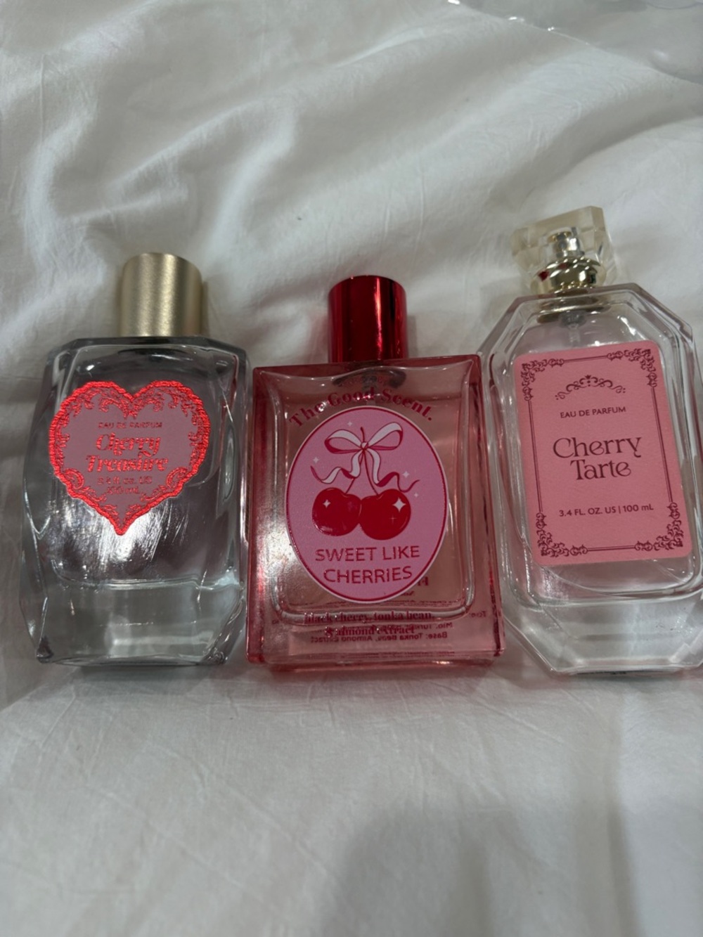 Sweet Like Cherries cherry scents perfumes lot of 3 full size see description